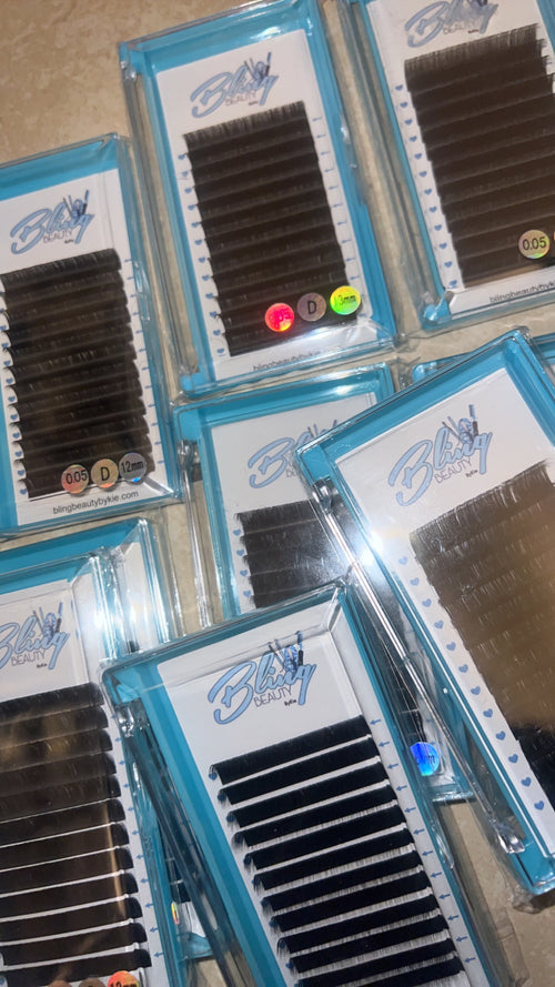 B Curl Volume Lash Trays