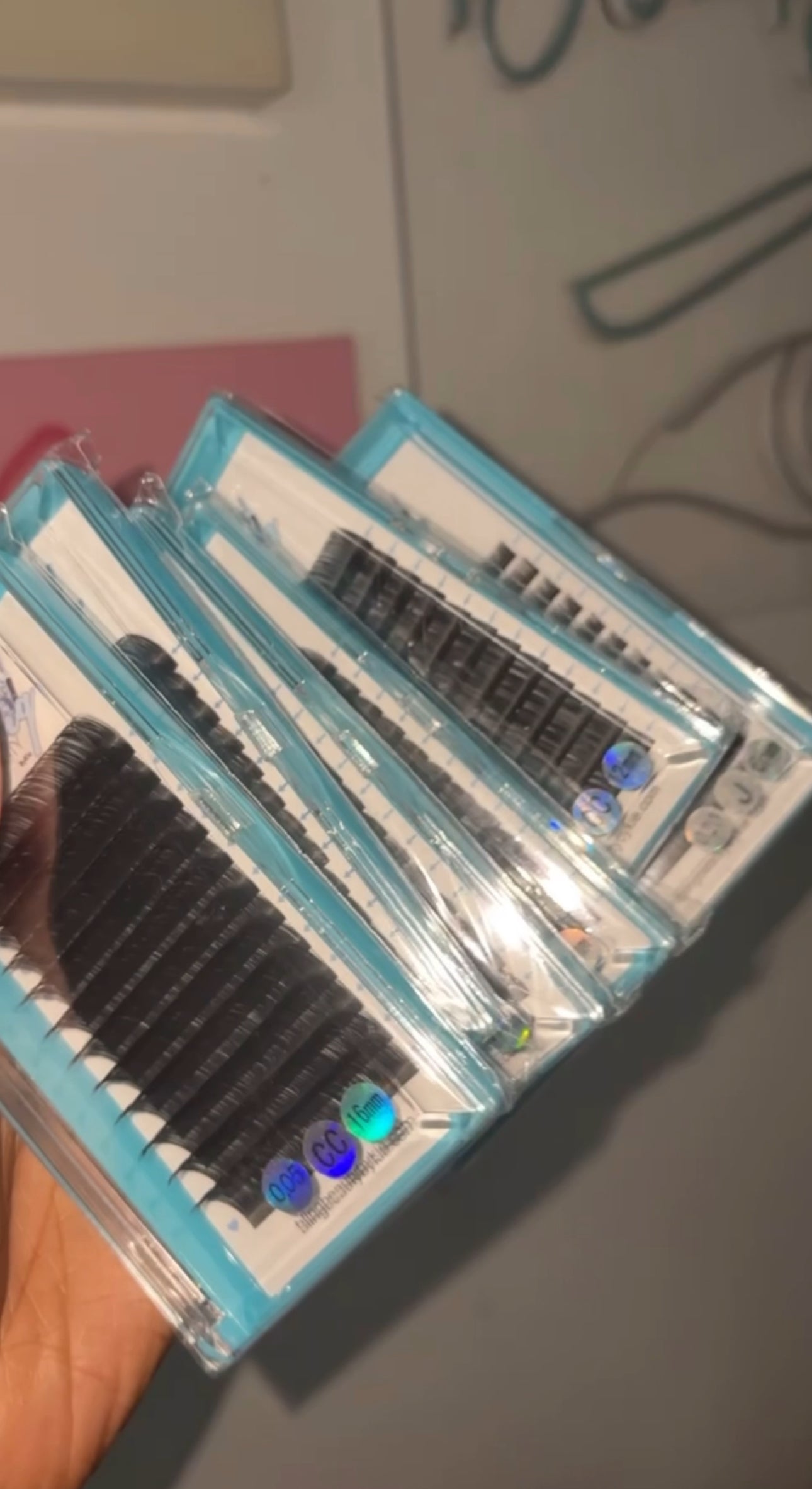 J Curl Bottom Lash Trays (Single Length)